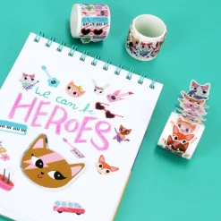 Set de 3 rollos de stickers con diseño