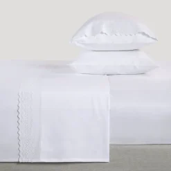 Set de sabanas con diseño bordado 240 hilos 2 Plazas