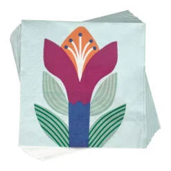 Set de 24 servilletas de papel 16,5x16,5 cm