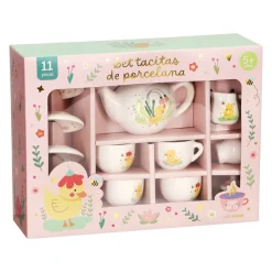 Set de tacitas de porcelana
