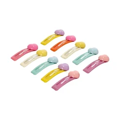 Set de 10 trabas para el pelo corazón
