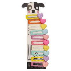 Set de 10 trabas para el pelo corazón