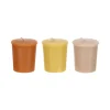 Set de 3 velas votivas aroma vainilla 4,5x4,9 cm