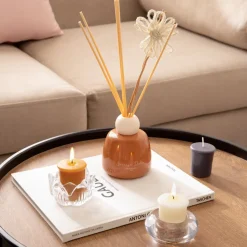 Set de 3 velas votivas olor vainilla 4,5x4,9 cm