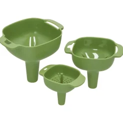 Set 3 Embudos Plástico 13x10x11,3 cm