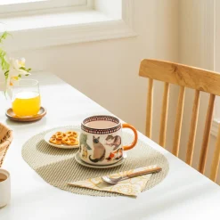 Set 4 individuales PVC waffle 43x30 cm