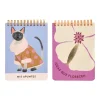 Set 2 libretas espiral 80 hojas 11x16 cm