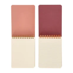 Set 2 libretas espiral 80 hojas 11x16 cm