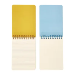 Set 2 libretas espiral 80 hojas 11x16 cm