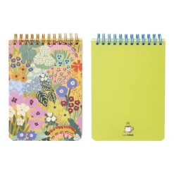 Set 2 libretas espiral 80 hojas 11x16 cm