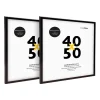 Set 2 marcos para foto plástico PS 40x50 cm