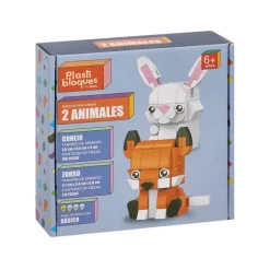 Set minibloques para hacer 2 animales