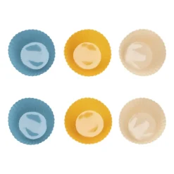 Set 6 moldes de silicona 9x4,3 cm