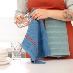 Set 2 paños de cocina terry 40x60 cm