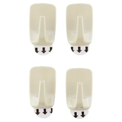 Set 4 perchas adhesivas 0,5 kg