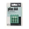 Set 4 pilas recargables AAA