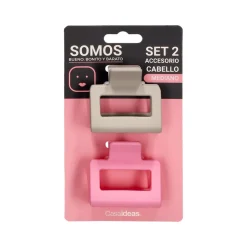 Set 2 pinzas para pelo