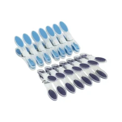 Set 14 pinzas para ropa de plástico y goma