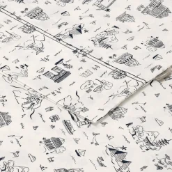 Set sábanas con estampado 144 hilos 2 plazas