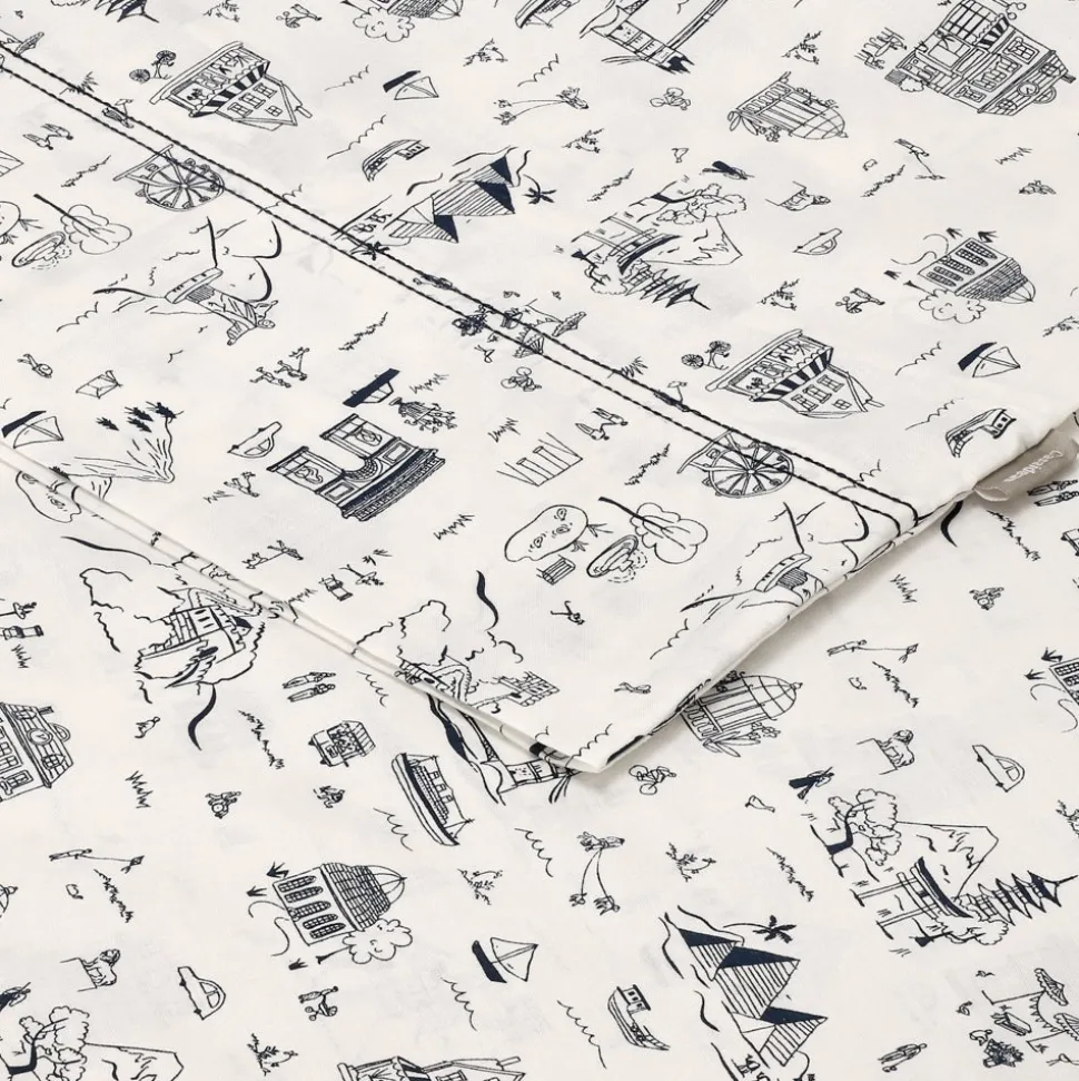 Set sábanas con estampado 144 hilos 2 plazas