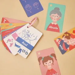 Set 35 tarjetas para aprender lengua de señas