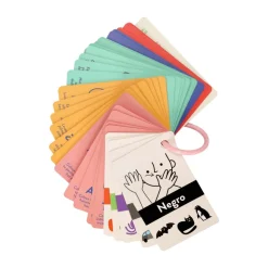 Set 35 tarjetas para aprender lengua de señas