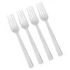 Set 4 tenedores para postre de acero inoxidable