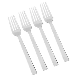 Set 4 tenedores para postre de acero inoxidable