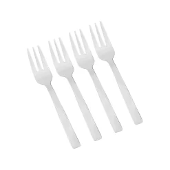 Set 4 tenedores para torta de acero inoxidable