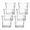 Set 6 vasos bajos de vidrio 265 ml