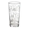 Set 4 vasos de vidrio con diseño 425 ml