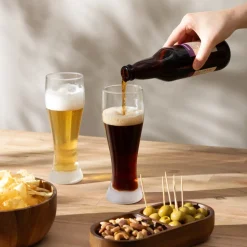 Set 4 Vasos Vidrio Cerveza 420 ml