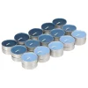 Set 30 velas tealight con colores y aroma jazmín