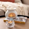 Set 30 velas tealight sal de mar 4x1,5 cm