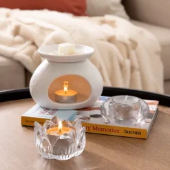 Set 30 velas tealight sal de mar 4x1,5 cm