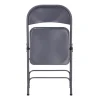 Silla plegable de metal 46,5x45x78 cm
