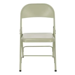 Silla plegable de metal 46,5x45x78 cm