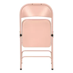 Silla plegable de metal 46,5x45x78 cm