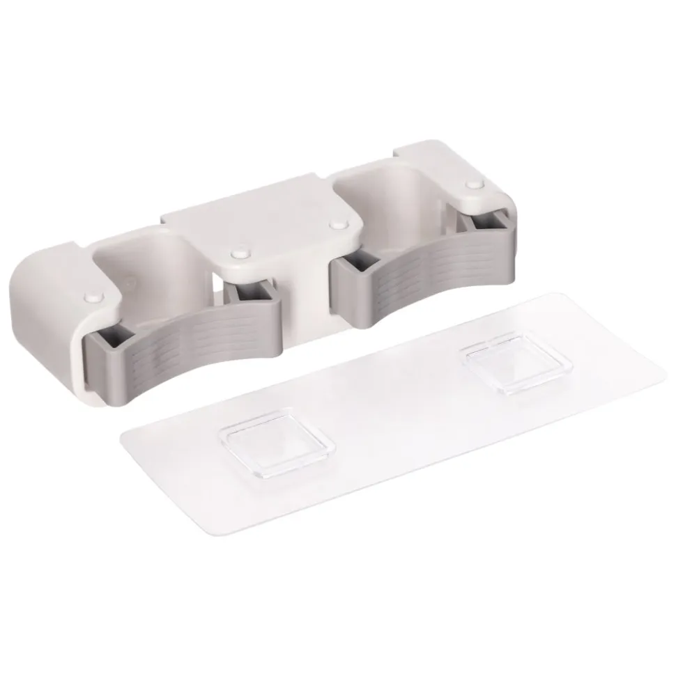 Soporte de pared para escoba multiuso