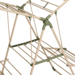 Tendedero metálico horizontal plegable de piso 156x61x99 cm