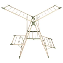 Tendedero metálico horizontal plegable de piso 156x61x99 cm