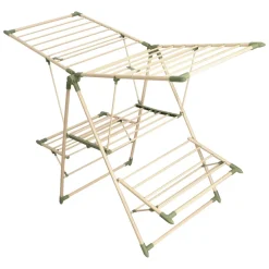 Tendedero metálico horizontal plegable de piso 156x61x99 cm