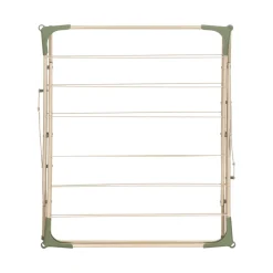 Tendedero metálico plegable de piso 63,7x47x100 cm