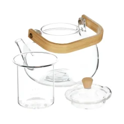 Tetera de vidrio borosilicato 1 Litro