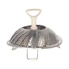 Vaporera plegable de acero inoxidable