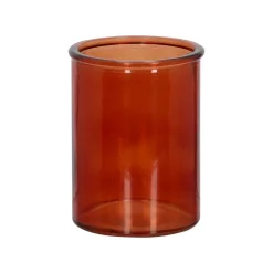 Vaso de vidrio con color
