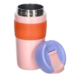 Vaso térmico de acero inoxidable y silicona 450 ml