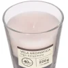 Vela con contenedor de vidrio higo bergamota 9x10 cm